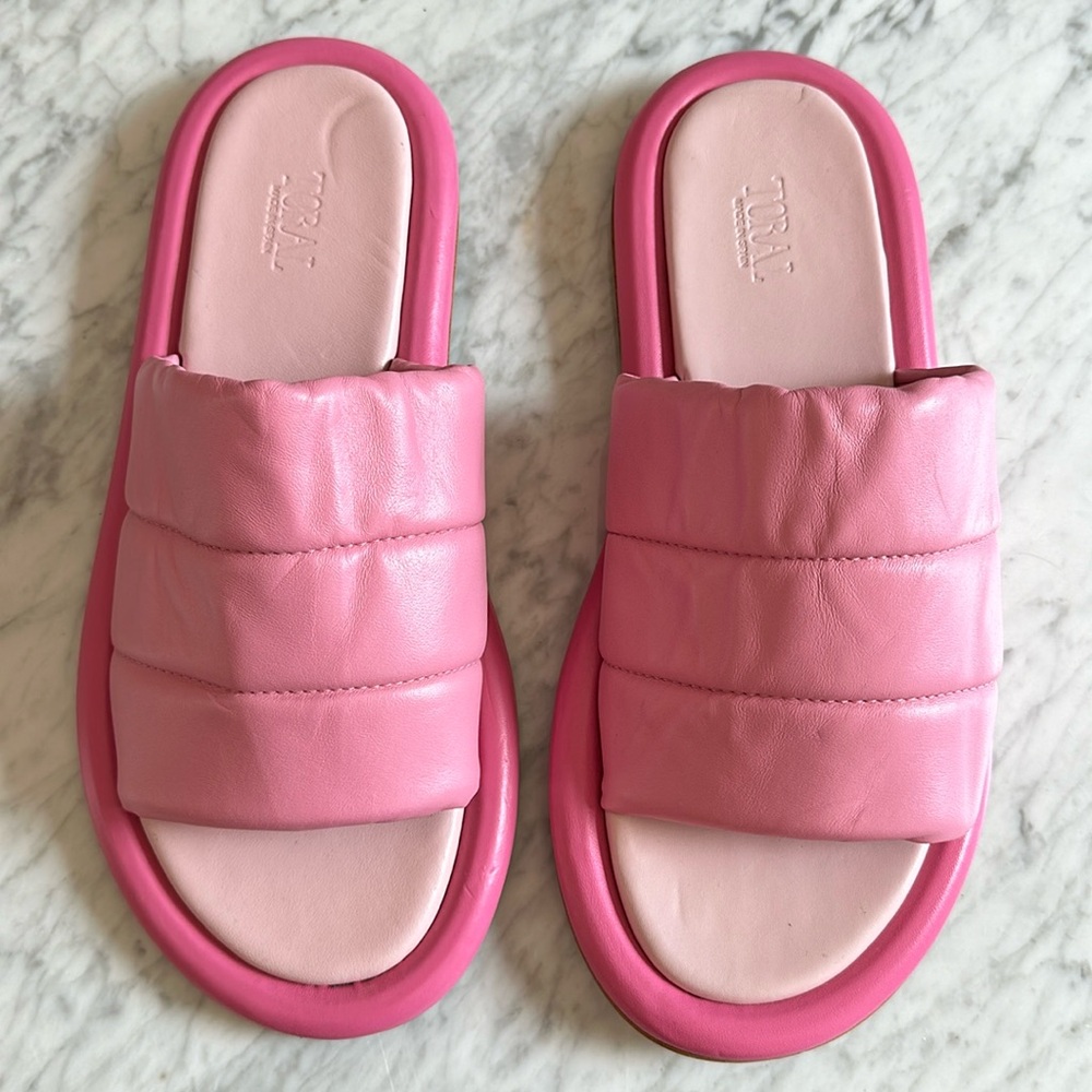 Toral color block sandals